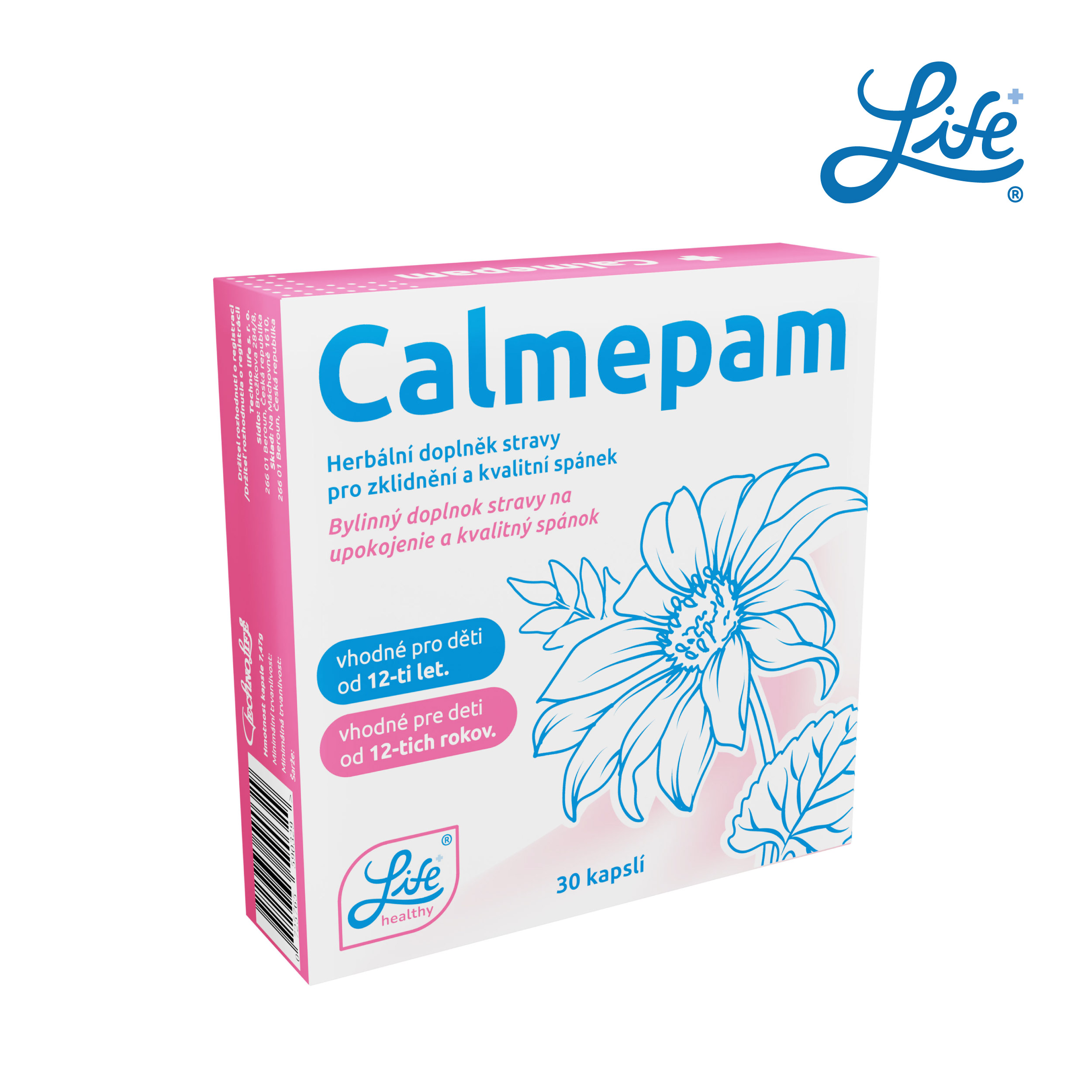 Calmepam – produktový podklad Techno Life